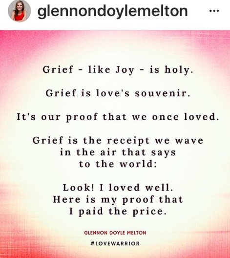 grief glennon quote